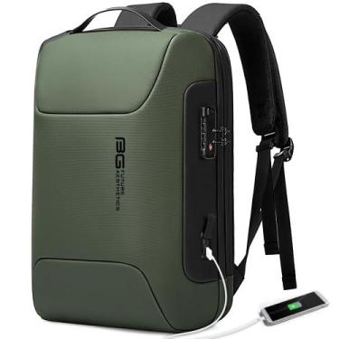 Imagem de Mochila para laptop BANGE Slim de 15,6 polegadas com fechadura e porta