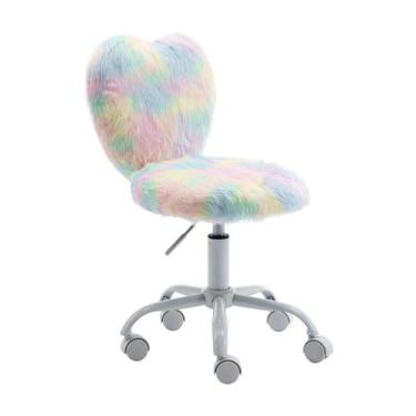 Imagem de Cadeira Infantil Ajustável Chairus Kids - Formato de Coração em Faux F
