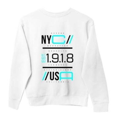 Imagem de Jaqueta Moletom Inverno Bem Quente Tecido Grosso Agasalho Sem Capuz Streetwear Estiloso-Unissex