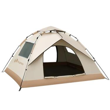 Imagem de Barraca de Camping Automática para 2-3 Pessoas Impermeável, Anti-UV e Ventilada Portátil para Praia, Trekking e Pesca