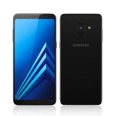Imagem de Smartphone Samsung Galaxy A8 Preto 64GB, Dual, Tela 5.6", Câmera 16MP,