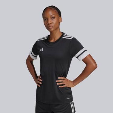 Imagem de Camisa Adidas Squadra 25 Feminina Preta, P