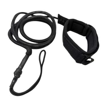 Imagem de Vaveren SURFBARABABOLDA PLACA de PABELA de PABELA de PERGULAÇÃO de NYLON de NYLON de NYLON PORTÁVEL SURFING CORDO ESCOLADO para SKIMBOARD AO ANTERO, Preto