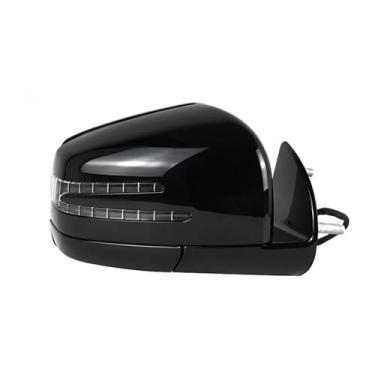 Imagem de Espelho retrovisor elétrico para carro, conjunto de espelho lateral para porta, preto 1668100164 1668100264 compatível com Mercedes Benz W164 X164 ML GL Cl 2005-2011(Black Right)