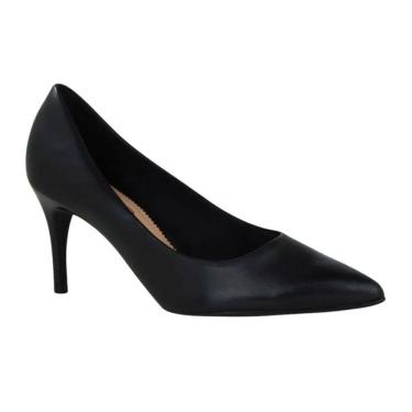 Imagem de Sapato Scarpin Bottero 353721 Feminino Preto saltinho bico fino