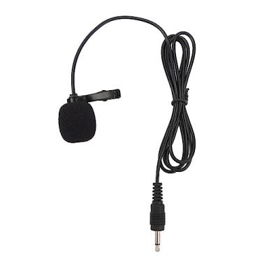 Imagem de Microfone Lavalier, microfone de lapela com clipe com cancelamento de ruído, conector de 3,5 mm para telefone, PC, laptop, câmera DSLR, entrevista, podcast, ditado de voz
