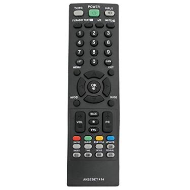 Imagem de AKB33871414 Controle remoto substituto compatível com LG TV 22LS4D-ZD 19LS4D-ZD 32LG2000-ZA 26LG3050-ZA 37LG2000-ZA 42LG2000-ZA 19LG3000-ZA 22LG3000-ZA 26LG3000-ZA 32LG3000-ZA 37LG3000-ZA LG3000-ZA