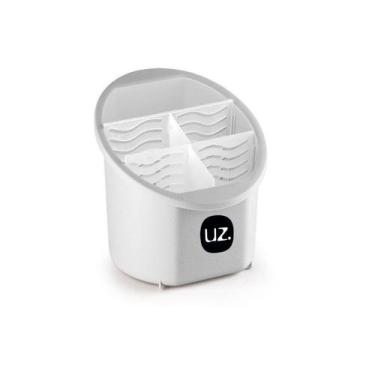Imagem de Separador Organizador Branco Solido de Plastico UZ - UZ UTILIDADES