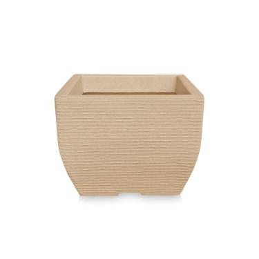 Imagem de Vaso De Planta Quadrado Decorativo Polietileno 30X40 Areia