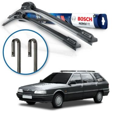 Imagem de Par Palheta Limpador Parabrisa Bosch Renault 21 Nevada 1986 1987 1988 