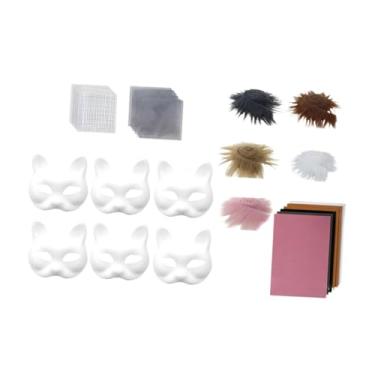 Imagem de Generic DIY KIT COSPLAY PARTIMANTE a PINTURA Máscara de Animal Carnival Masquerade, Style B