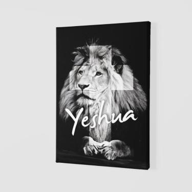 Imagem de Quadro Placa Decorativa - Yeshua Leão - 30x45cm