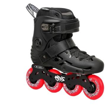 Imagem de Patins Micro Skate Mt Plus Preto Roda Vermelha Par Tam 41-43