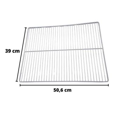 Imagem de Kit 3 Prateleiras Aramada Refrig Electrolux Df36 77491129A - Karisfrio