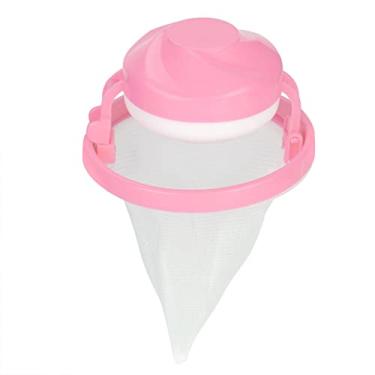 Imagem de Bolsa Flutuante de Malha de Fiapo para Máquina de Lavar Pêlos Coletores de Pêlos de de Lavanderia Lavadora de Saco de Lasca de Malha Fina Borda Lisa Ideia de Presente Perfeita (Rosa)