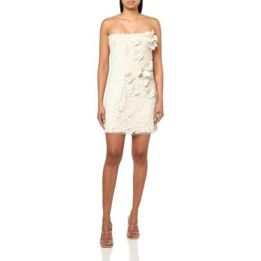 Imagem de HALSTON Paillette feminina de couro Farren Mini, marfim, Marfim, 6