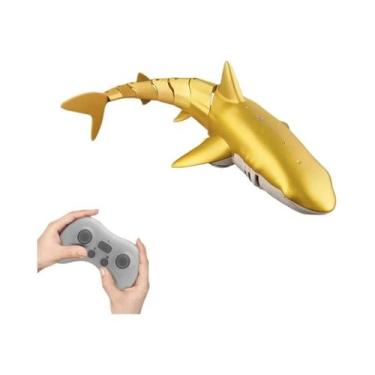 Imagem de Brinquedo De Tubarão RC Infantil 24G Simulação Submarino De Controle R
