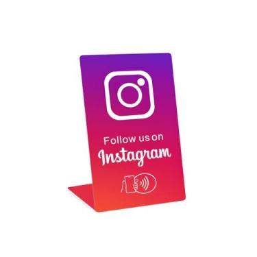 Imagem de Placa Nfc Instagram Para Pesquisa Qr Code