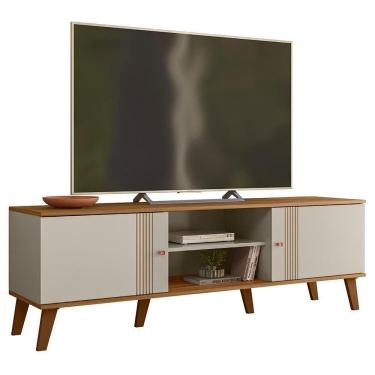 Imagem de Rack Bancada Para 65 Polegadas 160 Cm Denv Plla Off White Nature