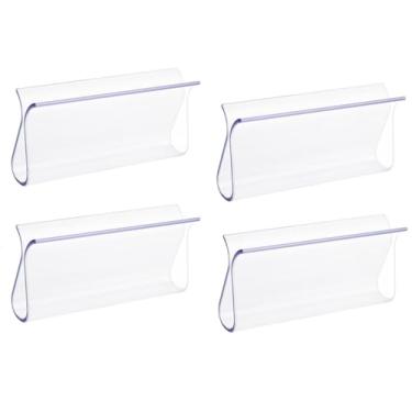 Imagem de Shade puxa para rolo, sombras janela Shade puxa plástico Hem Grip R Tipo de embalagem braçadeira traseira para as persianas rolo de sombra Hardware (Transparente)