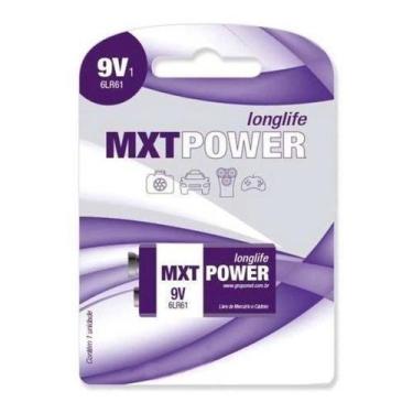 Imagem de Bateria 9 Volts MXT 6LR61 Alcalina