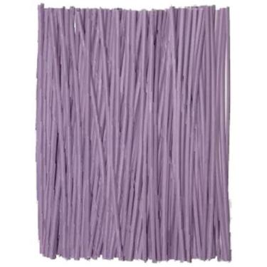 Imagem de 100 Fecho Lacre Arame Araminho Amarrilho Colorido - AAZ, Lilás