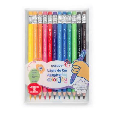 Imagem de Lapis de Cor Apagável Big - Linha inclusiva TEA, TDAH e TOD