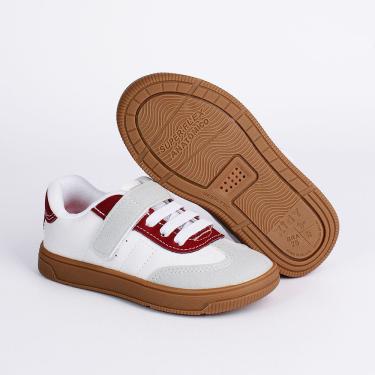 Imagem de Tenis Kidy Astral Branco/Cinza/Bordô 