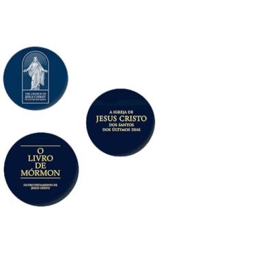 Imagem de Bottons Igreja SUD Mormon 3,2cm 5 Unidades - boton bottom pin