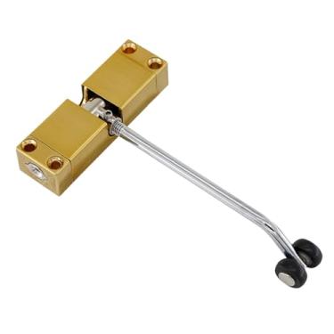 Imagem de WeiLaiKeQi Fechadura de porta de mola ajustável comercial garante fechamento seguro para quarto, cozinha, escritório resistente, batente, fechadura automática de, Ouro