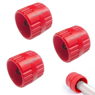 Imagem de Ferramenta de chanfro de tubo de alargador interno e externo, ferramenta de rebarbação de tubo de cobre para PVC, PPR, cobre, latão, tubos de alumínio de 5 mm a 38 mm (3/40.6 cm a 1-1/10.2 cm)