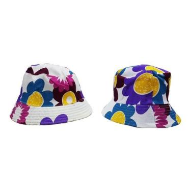 Imagem de Chapéu Cata Ovo Estampado - Azul Claro - Pierside, Lilás