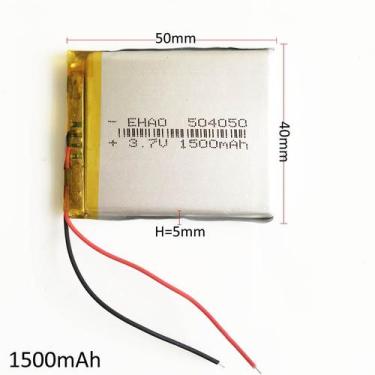 Imagem de Bateria 504050 Gps De Moto Orange G360 1500mah 2 Fios - bgb