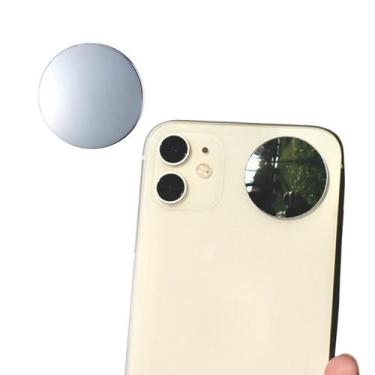 Imagem de Espelho para selfie vlog smartphone adesivo camera frontal - Genérico