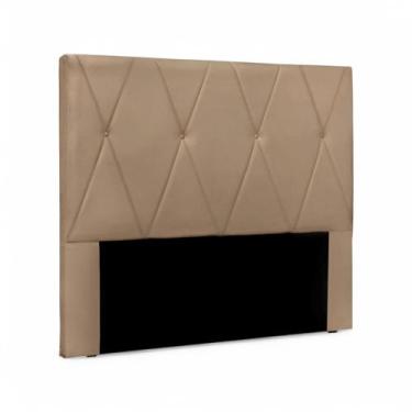 Imagem de Cabeceira Cama Box Solteiro 90cm Elisa Suede - Loja Sheep, Creme