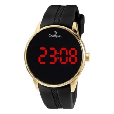 Imagem de Relógio Champion Masculino Dourado Digital Original - CH40188P