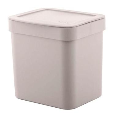 Imagem de Lixeira Para Pia De Cozinha Trium 4,7 Litros LX505 - Ou, Bege