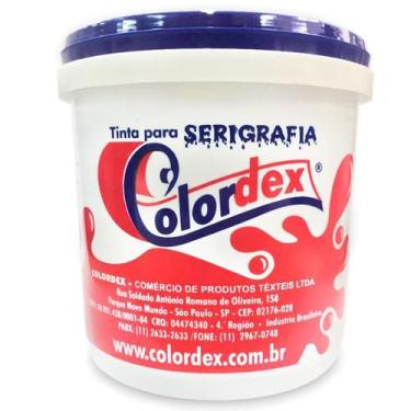 Imagem de Tinta para Serigrafia Colordex Hidrocolor Cromia Cyan 1Kg