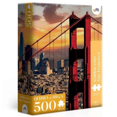 Imagem de Quebra Cabeça Golden Gate São Francisco 500 Peças Toyster
