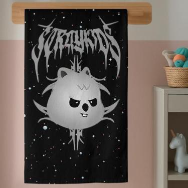 Imagem de Toalha Qualidade de Banho Menina Com Estampa Kpop Mascote Stray Skzoo 