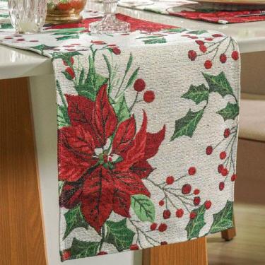 Imagem de Trilho de Mesa Decorativo Natalino 35x140cm - Bene Casa