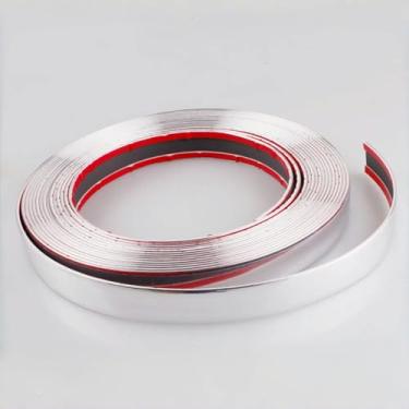 Imagem de Decoração exterior autoadesiva universal de 16,4 m para motor, tira de acabamento de moldagem de janela, molduras de para-choques, carro à prova de arranhões (Tamanho: (Largura: 30 mm), comprimento