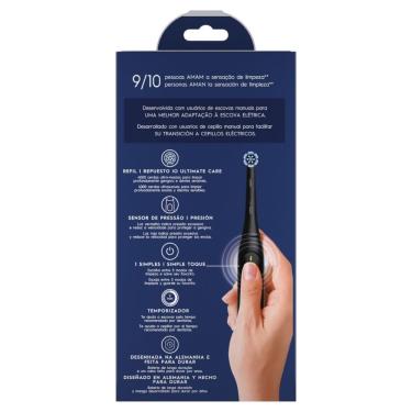 Imagem de Escova Dental Elétrica Oral B io2 com Cabo Recarregável  Refil e Carregador
