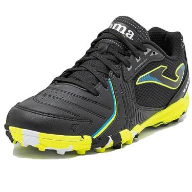 Imagem de Chuteira de Society Joma Dribling Preto/Amarelo Tamanho 41