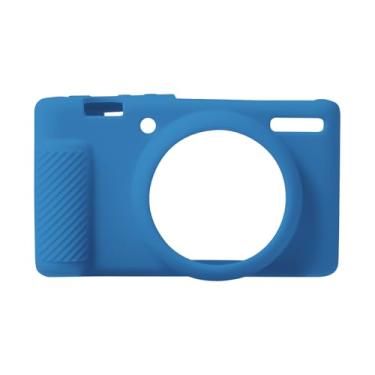 Imagem de Capa para Máquina Fotográfica Sony ZV-1 ZV-1 II ZV-1M2, Silicone Macio Capa Protetora Antirriscos Slim Fit para Máquina Fotográfica Digital (Azul-Marinho)