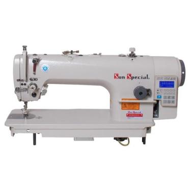 Imagem de Máquina Costura Industrial Reta Eletrônica Transporte Duplo SS7908BD4-