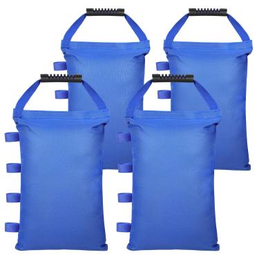 Imagem de Aimosen Sacos de areia para pernas de dossel, sacos de areia de 50,8 kg para barraca de dossel pop-up, sacos de areia para peso - Sacos de peso de dossel resistentes para publicidade guarda-sol ao ar