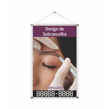Imagem de Banner pronto Sobrancelha BA 116 medida 45x70 cm arte pronta