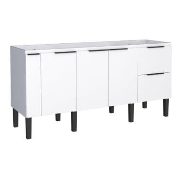 Imagem de Gabinete / Balcão CIS de Cozinha em MDF / MDP para Pia de 1.80m 4 Port