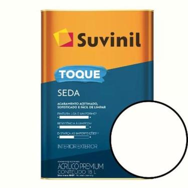 Imagem de Tinta Para Parede 18l Toque Seda Acetinado Suvinil - Branco Neve - SUV